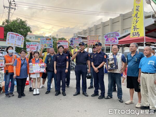 ▲▼   「朴子分局暑期青春專案宣導活動 多元宣導凝聚社區力量」  。（圖／朴子分局提供）