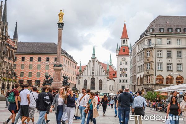 ▲▼慕尼黑瑪利亞廣場。（圖／記者蔡玟君攝）