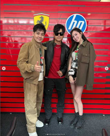 娛樂報報／林志穎妻偕友嗑鍋露美腿任人「噴」　續攤30分便冒雨趕回家當賢妻