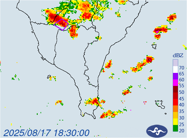 快訊／高雄大雷雨夜襲！9縣市發豪大雨特報　警戒範圍曝