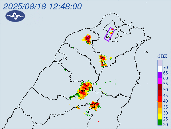 ▲▼大雷雨。（圖／氣象署）