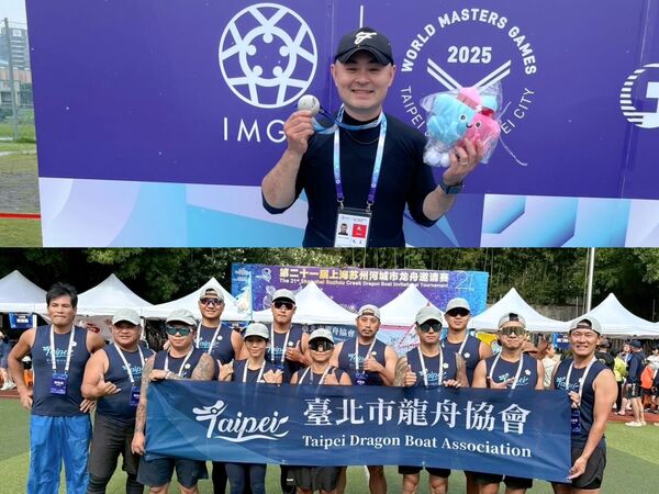 ▲台灣順豐推動健康促進計畫，總經理潘逸俊(上右1)與同仁一起健身，展現企業對健康文化的重視。。（圖／順豐提供）