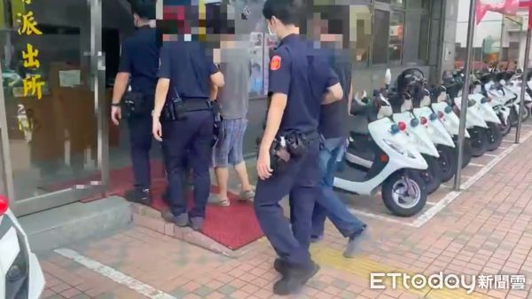 ▲▼被害杜姓男子機車視角，左側小客車切出車道，警方循線逮捕3名施暴的工人             。（圖／記者陳以昇翻攝）