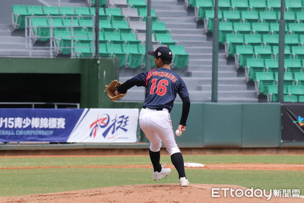 ▲日本「獨掌」投手初登板。（圖／記者楊舒帆攝）