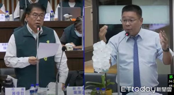 ▲台南市議會民進黨團提案，市民受天災之苦，請黃偉哲市長，將台南市超收的稅額及罰款，普發現金於市民，國民黨團附和建議普發現金1千元，還給市民。（圖／記者林東良翻攝）