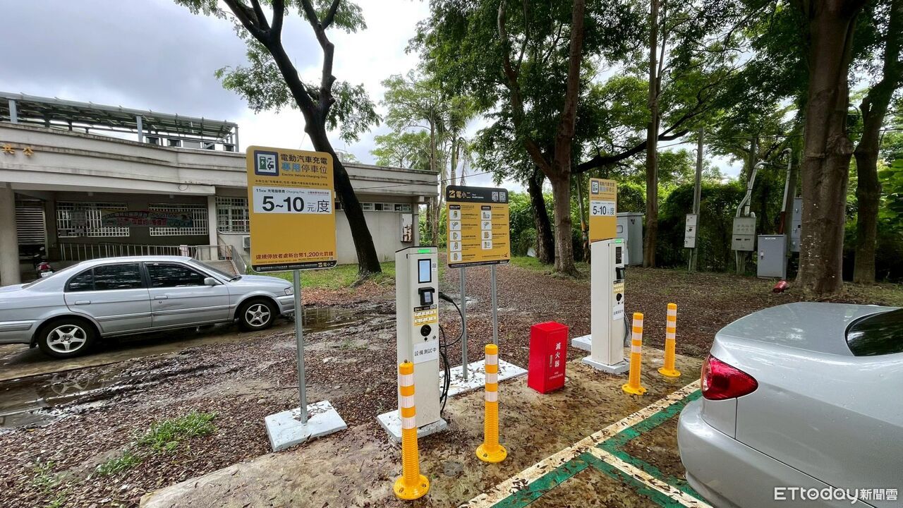 台南電動車充電第二批9處16席啟用　黃偉哲：打造綠色運輸城市