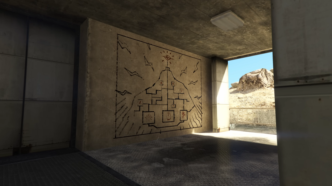 ▲▼《俠盜獵車手V》１２年神秘壁畫終於破解。（圖／翻攝自YouTube／Gator Keys）