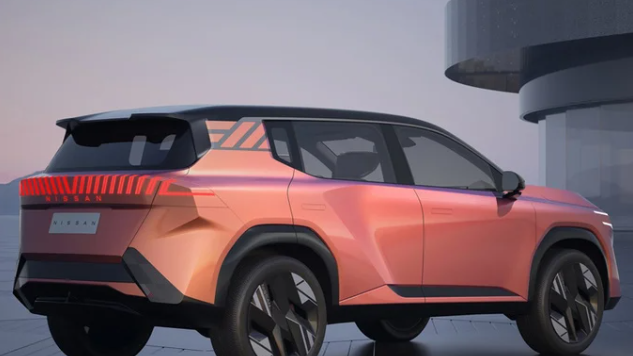 ▲Nissan全新電動休旅大陸現身測試，將命名N8。（圖／翻攝自微博）