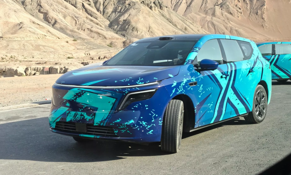 ▲Nissan全新電動休旅大陸現身測試，將命名N8。（圖／翻攝自微博）