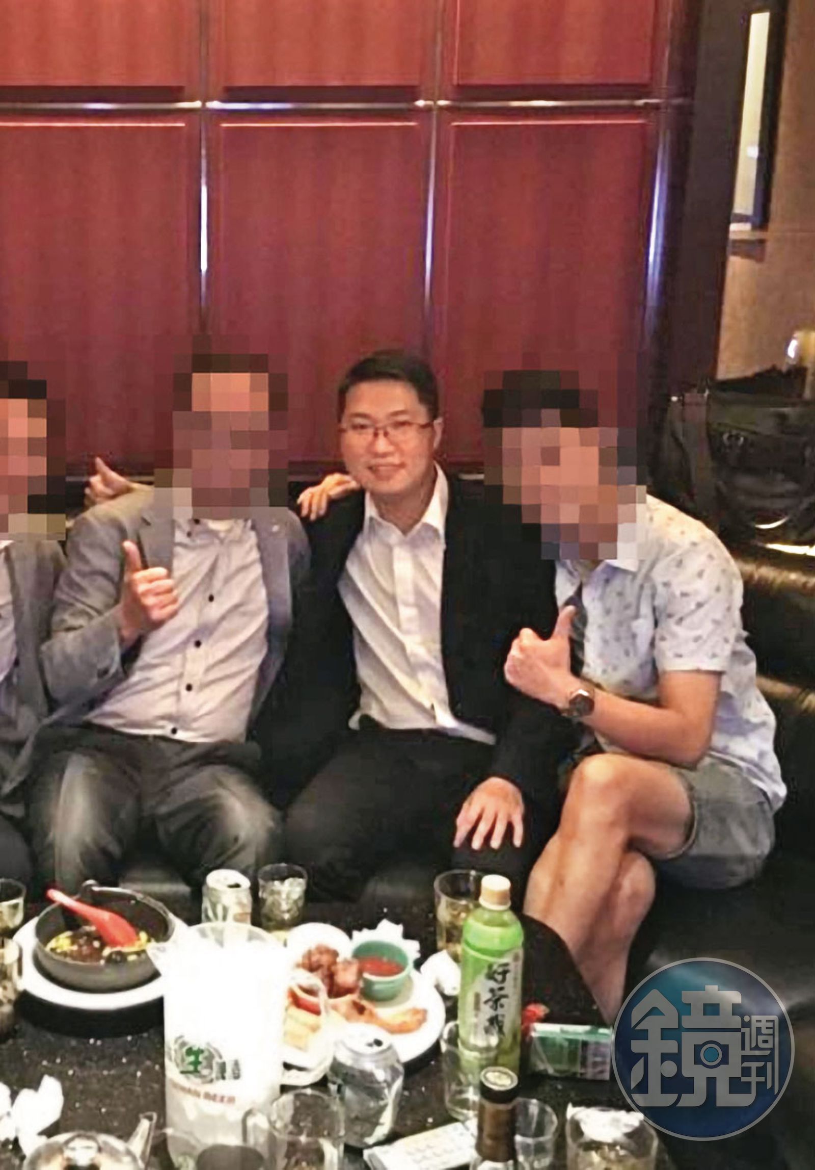 被稱為「天才工程師」的黃鶴樓（中）因債務問題，淪為犯罪集團首腦。（讀者提供）