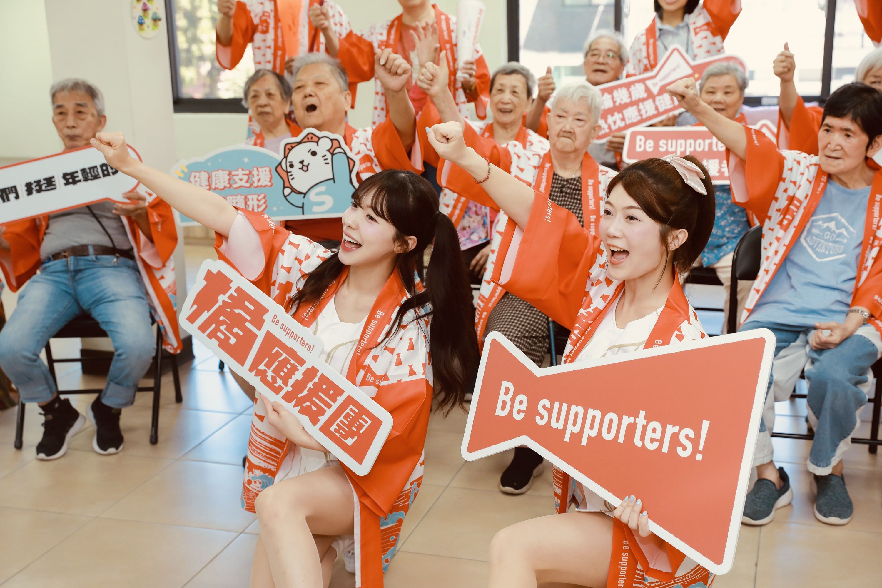 ▲▼固力伸CSR三得利健益Be supporters!活動拍攝。（圖／記者周宸亘攝）