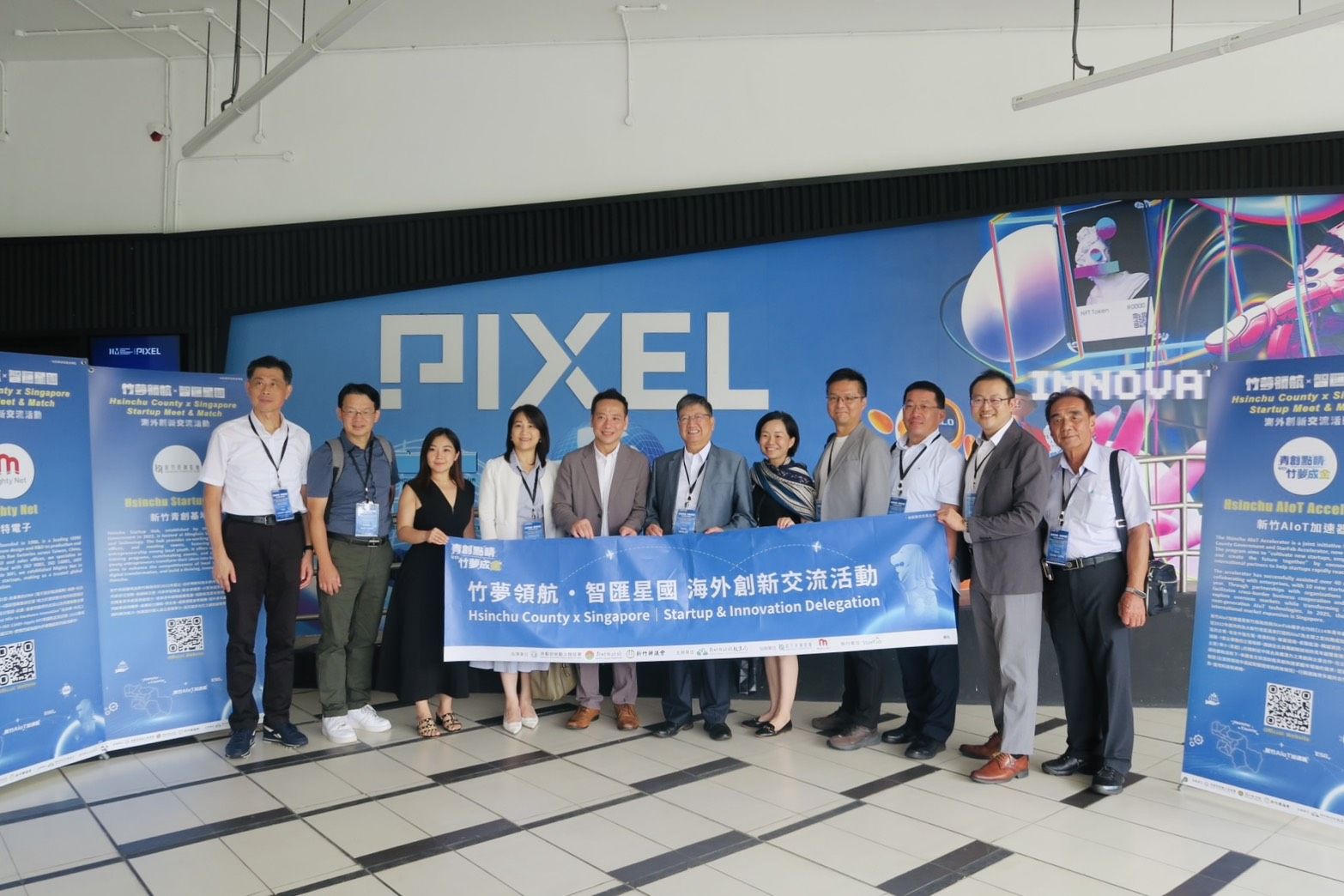 新竹縣政府率10家潛力新創前往新加坡 接軌全球市場擘畫拓銷藍圖（圖／新竹縣政府教育局提供）