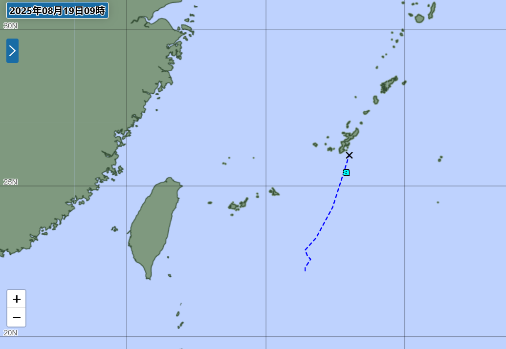 ▲▼ 日氣象廳宣布：準颱風「玲玲」生成機率低！。（圖／日本氣象廳）