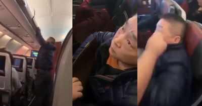 中國人機上偷包！伊朗男暴力制裁　揮拳揍到他懷疑人生