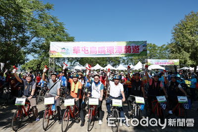 鳥嘴潭人工湖開放參觀滿月　首辦南投百K自行車小鎮漫遊活動