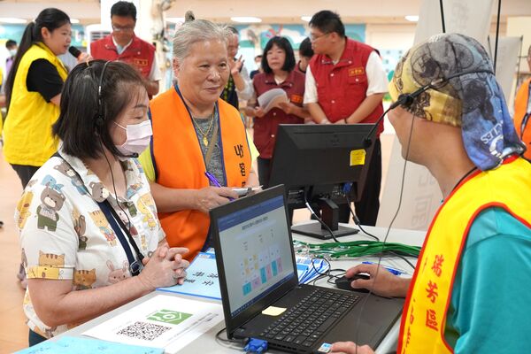 ▲新北瑞芳龍潭里防災演練。（圖／新北市社會局提供）