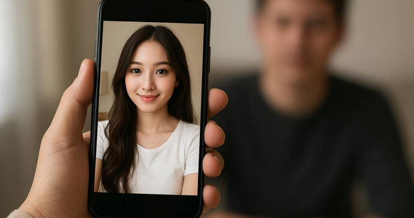 網路盜圖事件層出不窮，不少網路上熱戀情侶線下見面後才發現對方和圖片判若兩人。（圖／示意圖，與本案無關／AI生成）