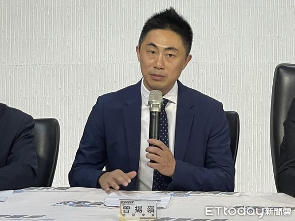 ▲刑事局長周幼偉與北檢主任檢察官曾揚嶺、藝人黑面林郁順共同出席打詐儀表板記者會。（圖／記者張君豪翻攝）