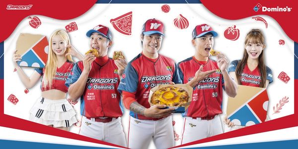 ▲▼味全龍攜手達美樂主題日。（圖／味全龍提供）