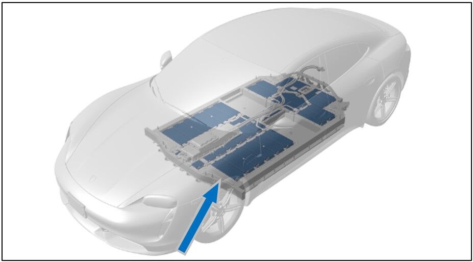 ▲保時捷Taycan召修。（圖／翻攝自車輛安全資訊網）