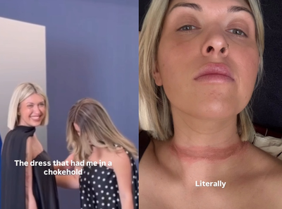 時尚配件變奪命工具　女「長圍巾捲車底」留恐怖血痕差點斷頭