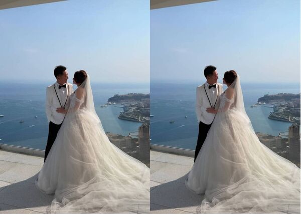 ▲林千又在南法舉辦婚禮。（圖／林千又提供）