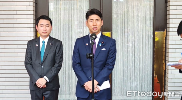 ▲▼民進黨青年局長、立委陳冠廷、日本自民黨青年局長中曾根康隆。（圖／記者陳煥丞攝）