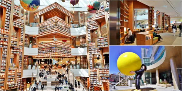 ▲▼Starfield星空圖書館。（圖／部落客mika授權提供）