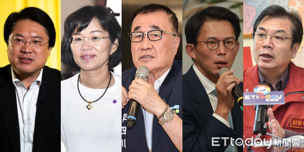 ▲▼2026新北市長選戰熱門人選，李四川、黃國昌、蘇巧慧、劉和然、林右昌。（圖／資料照）