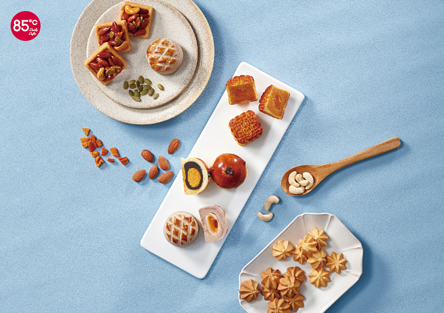 ▲新光三越中秋月餅檔期。（圖／業者提供）