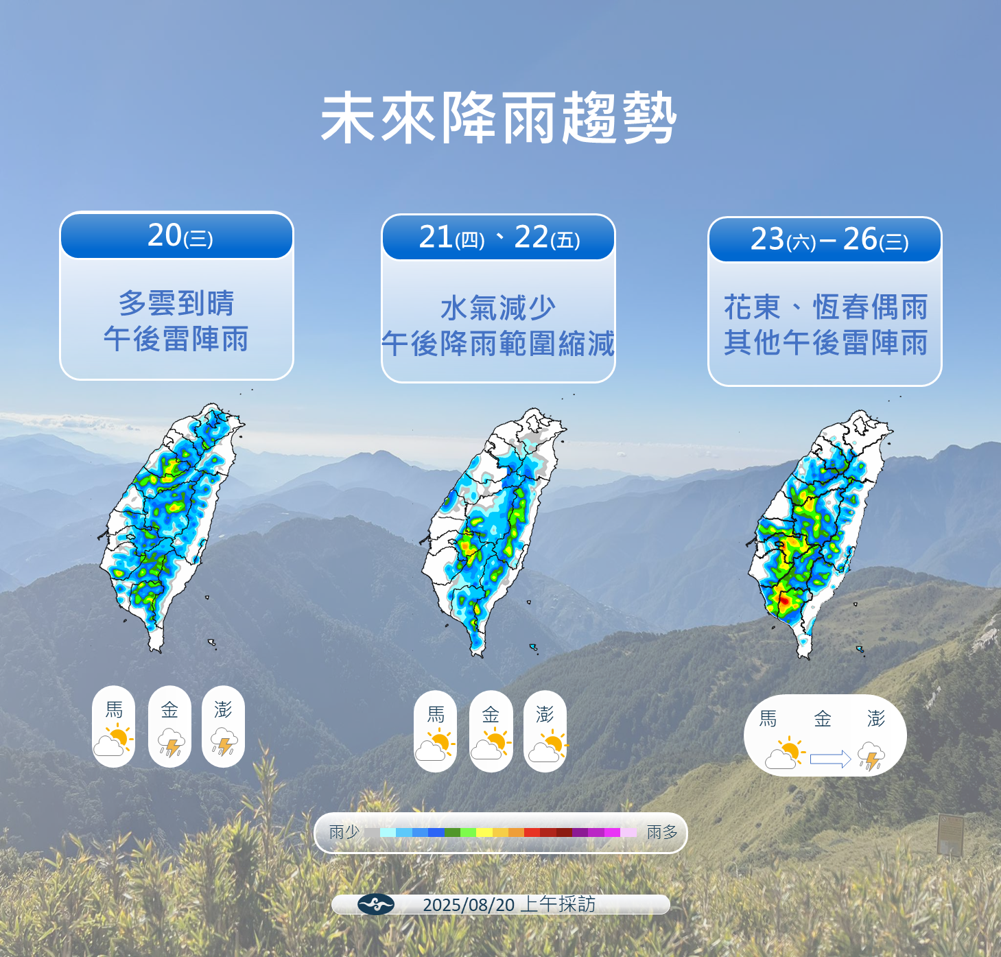 ▲▼未來一周天氣。（圖／氣象署提供）
