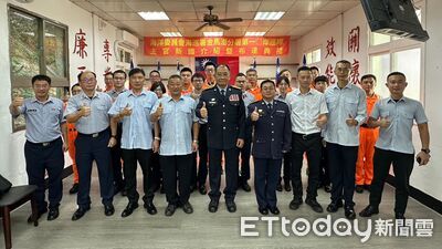 海巡馬祖岸巡隊新任隊長布達　金馬澎分署長親臨勗勉