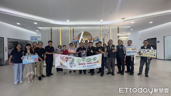 ▲瑞芳警攜虎山實業宣導識詐 員工分享險遭詐騙經歷。（圖／記者郭世賢翻攝）