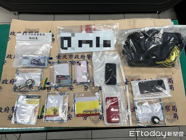 ▲大安警方破獲花蓮地方黑幫北上設局親吞韓國富商案件。（圖／記者張君豪翻攝、下同）
