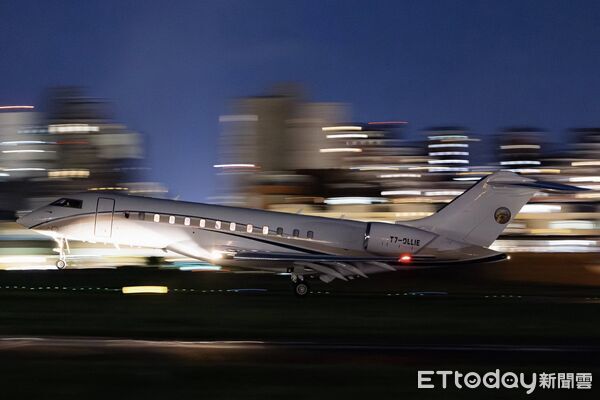 飛機尾翼有狗狗。（圖／粉專「Taiwan Aviation 小謙日常」提供）