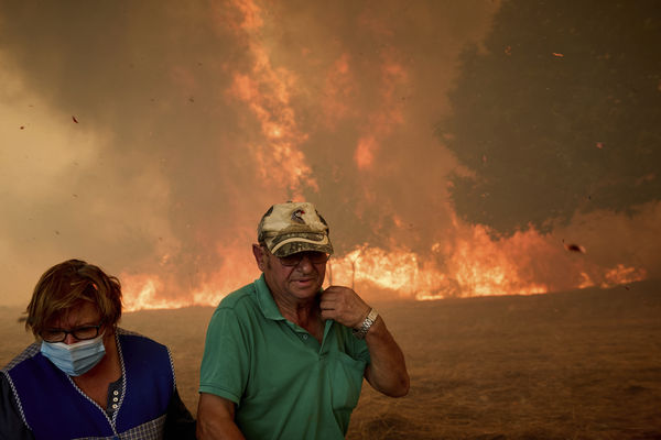 ▲▼ 西班牙野火災情。（圖／達志影像／美聯社）