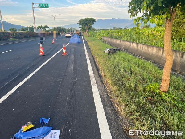 ▲花蓮縣壽豐鄉發生死亡車禍。（圖／記者王兆麟翻攝，下同）