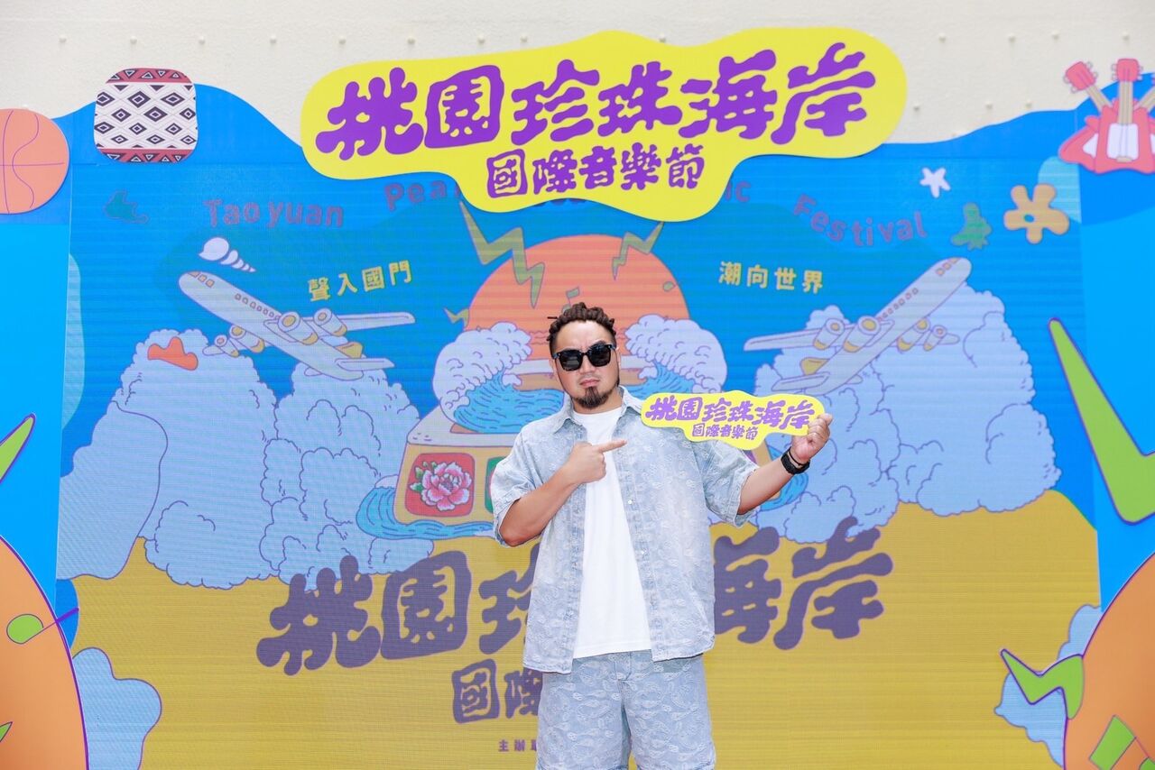 ▲▼Matzka出席桃園珍珠海岸國際音樂節記者會。（圖／桃園市政府提供）