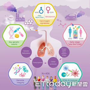 研究揭2物質導致「不抽菸得肺腺癌」　中研院：全球共通現象