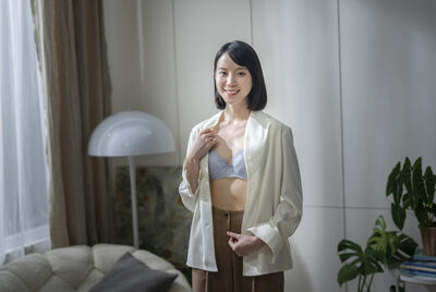 37歲程予希罕見脫了！突破最大尺度　「正面穿內衣」甜笑美貌曝光