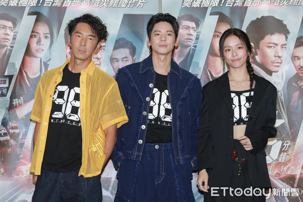 ▲▼《96分鐘》媒體試片聯訪-林柏宏、宋芸樺、李李仁。（圖／記者周宸亘攝）