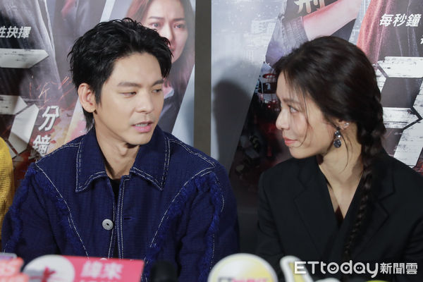 ▲▼《96分鐘》媒體試片聯訪-林柏宏、宋芸樺。（圖／記者周宸亘攝）