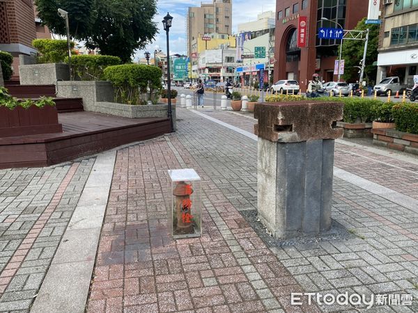 ▲彰化藝術館前的消防栓意外爆紅。（圖／民眾提供）