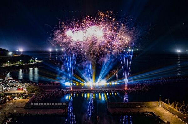 ▲基隆七夕煙火。（資料照／翻攝自Facebook／基隆市文化觀光局）