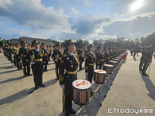▲解放軍聯合軍樂團。（圖／記者陳冠宇攝）