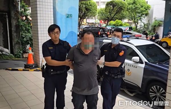 ▲▼陳、賴2人在卡拉ok店外互毆，警方逮捕賴男將依殺人未遂移送偵辦             。（圖／記者陳以昇翻攝）