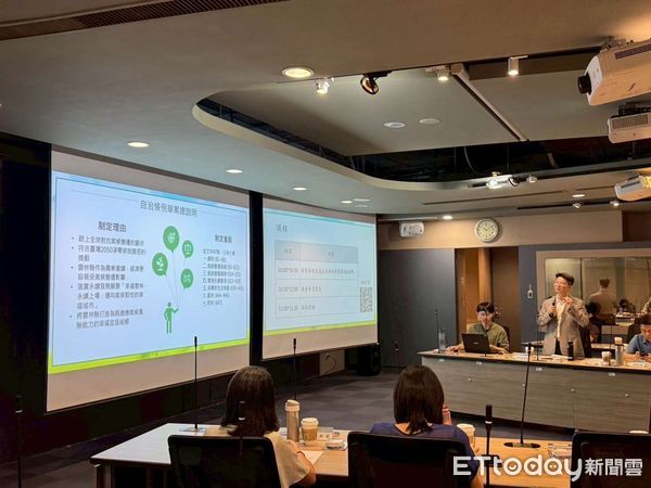 ▲雲縣府積極研擬「雲林縣促進淨零永續自治條例(草案)」，召開跨局處暨專家學者諮詢會議。（圖／記者游瓊華翻攝）