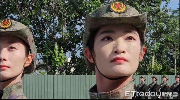 ▲▼  2025「九三大閱兵」、徒步方隊、閱兵村、女民兵、三軍儀隊、維和部隊           。（圖／記者陳冠宇攝）