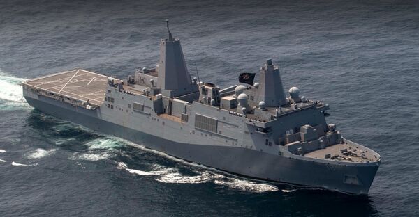 ▲▼美國紐奧良號（USS New Orleans, LPD-18）直升機登陸船塢艦。（圖／美軍太平洋艦隊官網）