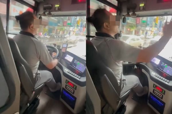 ▲▼公車司機與女學生發生口角。（圖／翻攝Threads）